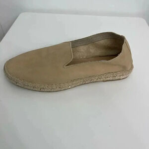 Free People LEFT SHOE ONLY Slip-on Espadrille Tan Suede Amputee Sz 39 (US 8.5)